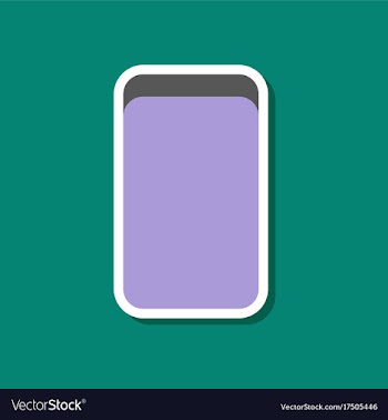 Paper sticker on stylish background eraser vector image