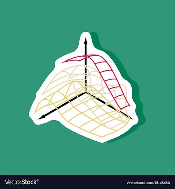 Paper sticker on stylish background financial vector image