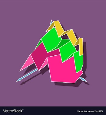 Paper sticker on stylish background financial vector image