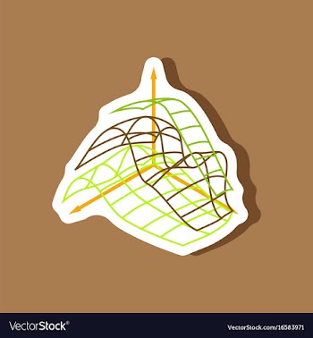 Paper sticker on stylish background financial vector image