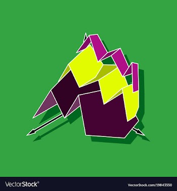 Paper sticker on stylish background financial vector image
