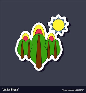 Paper sticker on stylish background fire in the vector image