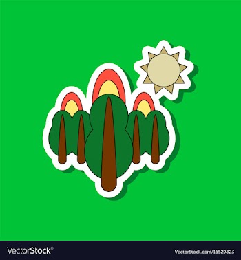 Paper sticker on stylish background fire in the vector image