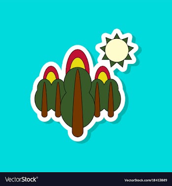 Paper sticker on stylish background fire in the vector image