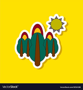 Paper sticker on stylish background fire in the vector image