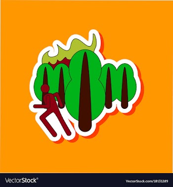 Paper sticker on stylish background fire in vector image