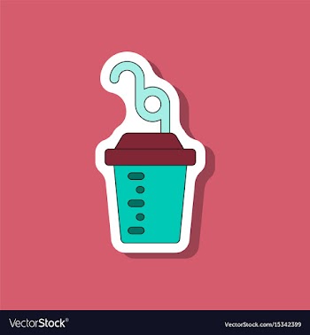 Paper sticker on stylish background fitness vector image