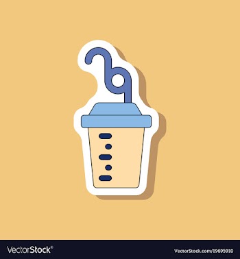 Paper sticker on stylish background fitness vector image