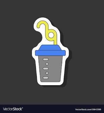 Paper sticker on stylish background fitness vector image