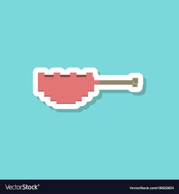 Paper sticker on stylish background fried vector image