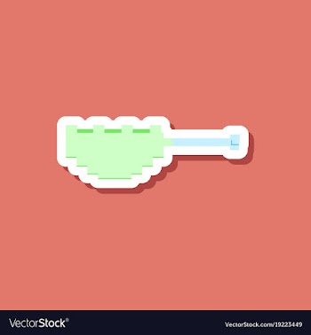 Paper sticker on stylish background fried vector image