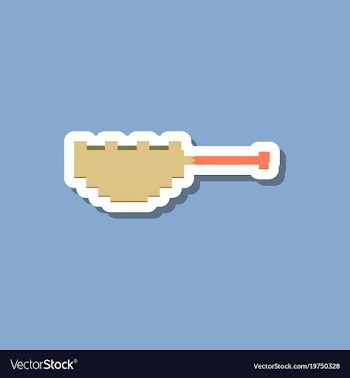 Paper sticker on stylish background fried vector image