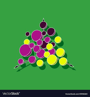 Paper sticker on stylish background geometric vector image