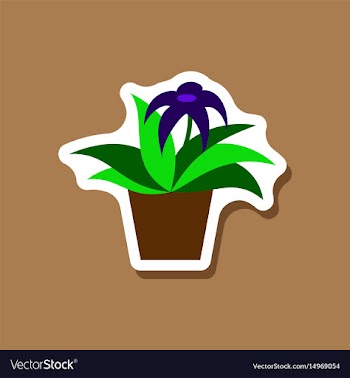 Paper sticker on stylish background gerbera in a vector image