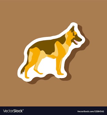 Paper sticker on stylish background german vector image