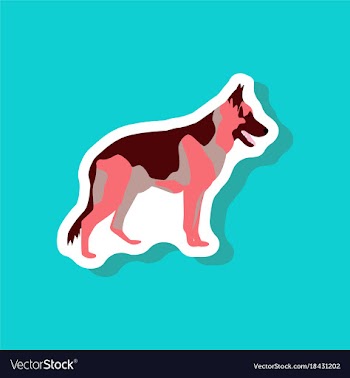 Paper sticker on stylish background german vector image