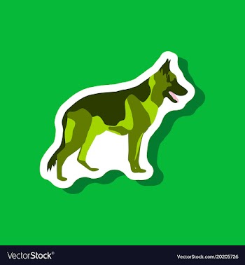 Paper sticker on stylish background german vector image