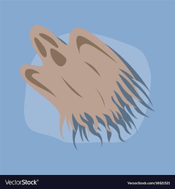 Paper sticker on stylish background ghost vector image