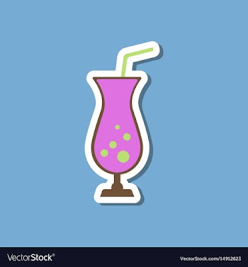 Paper sticker on stylish background glass of vector image