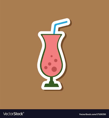 Paper sticker on stylish background glass of vector image