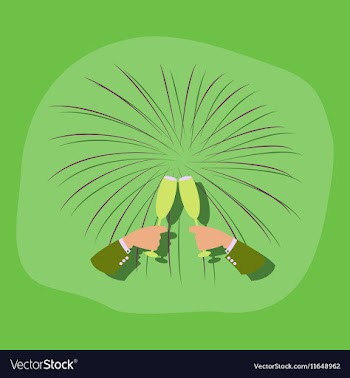 Paper sticker on stylish background glasses vector image