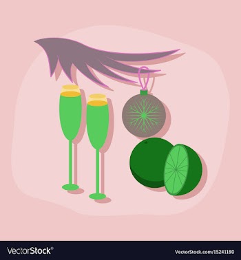 Paper sticker on stylish background glasses vector image