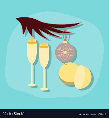 Paper sticker on stylish background glasses vector image