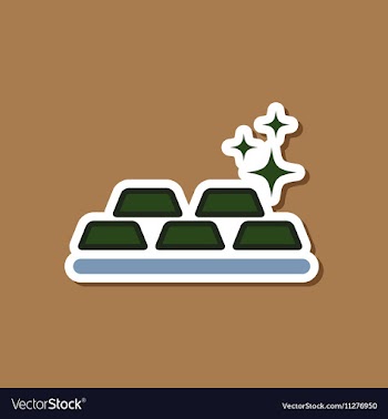 Paper sticker on stylish background gold bullion vector image