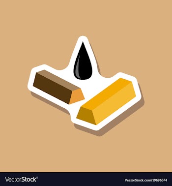 Paper sticker on stylish background gold silver vector image