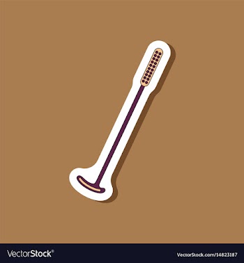 Paper sticker on stylish background golf club vector image