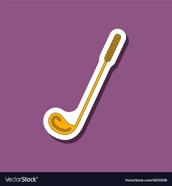 Paper sticker on stylish background golf club vector image