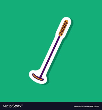 Paper sticker on stylish background golf club vector image