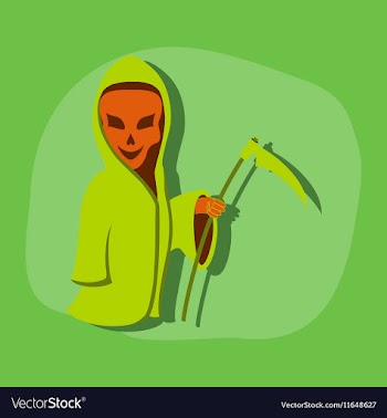 Paper sticker on stylish background halloween vector image
