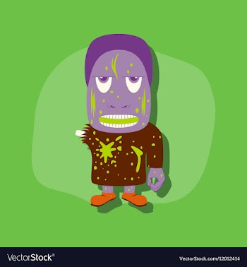 Paper sticker on stylish background halloween vector image