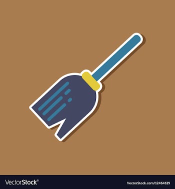 Paper sticker on stylish background halloween vector image