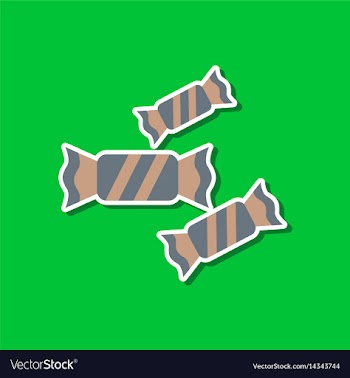 Paper sticker on stylish background halloween vector image