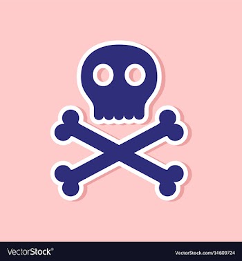 Paper sticker on stylish background halloween vector image