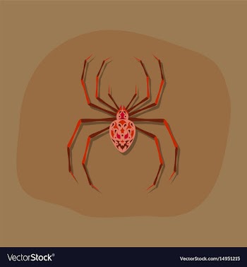 Paper sticker on stylish background halloween vector image