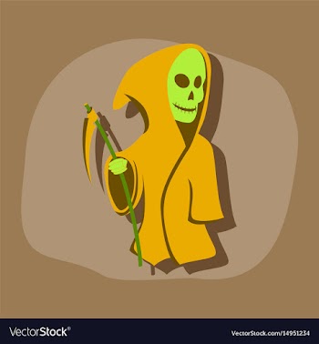 Paper sticker on stylish background halloween vector image