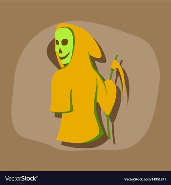 Paper sticker on stylish background halloween vector image