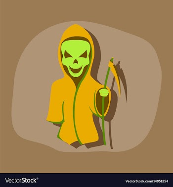 Paper sticker on stylish background halloween vector image