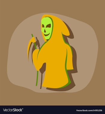 Paper sticker on stylish background halloween vector image