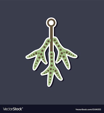 Paper sticker on stylish background halloween vector image