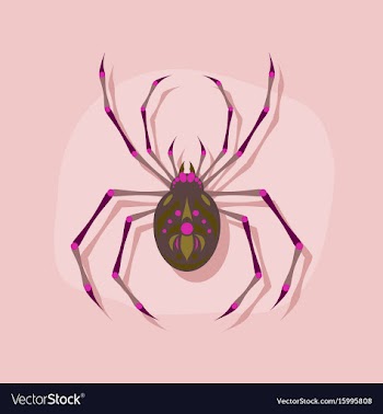 Paper sticker on stylish background halloween vector image