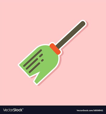Paper sticker on stylish background halloween vector image