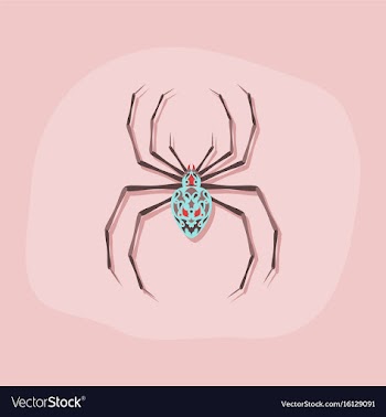 Paper sticker on stylish background halloween vector image