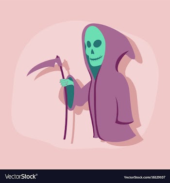Paper sticker on stylish background halloween vector image