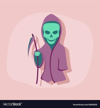 Paper sticker on stylish background halloween vector image
