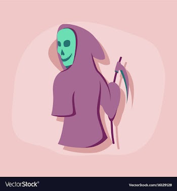Paper sticker on stylish background halloween vector image