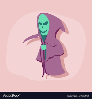 Paper sticker on stylish background halloween vector image